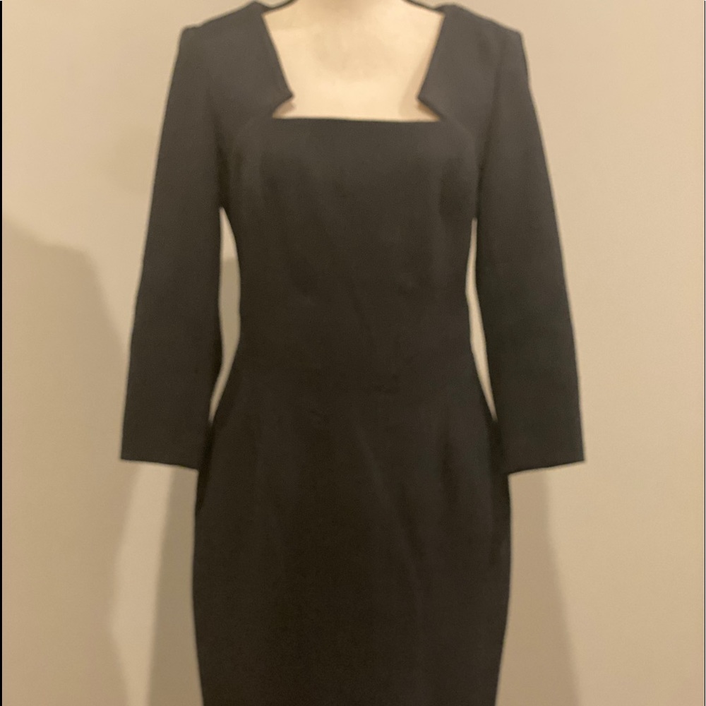 Rachel Roy Three Quarter Sleeve Sheath Dress (10).